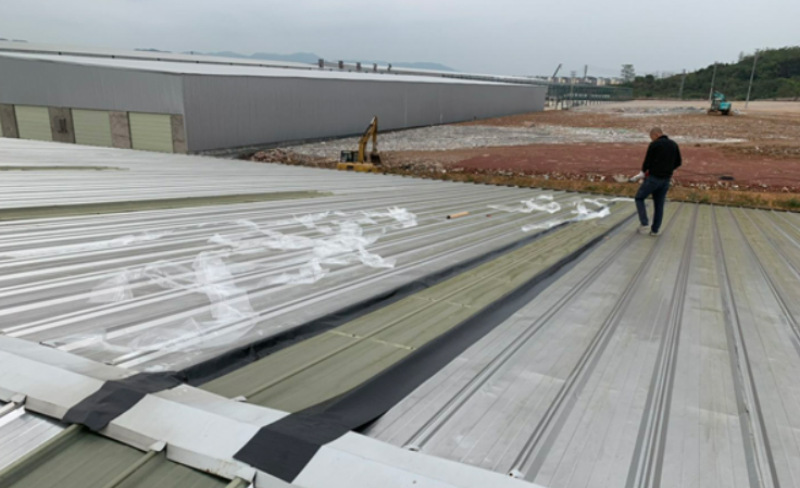 荆州厂房屋面防水维修案例